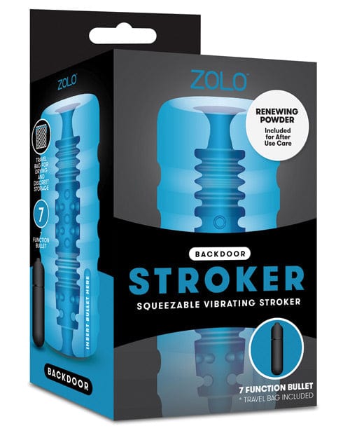 ZOLO ZOLO Backdoor Squeezable Vibrating Stroker Penis Toys