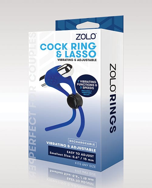 ZOLO ZOLO Cock Ring & Lasso - Blue Penis Toys