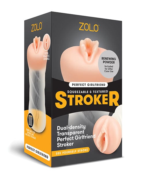 ZOLO ZOLO Perfect Girlfriend Dual Density Transparent Stroker Penis Toys